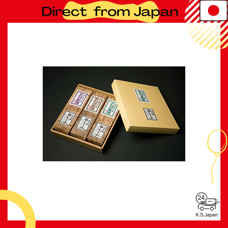 Premium Yokan Set with Three Flavors (Kazu Yokan, Matcha Yokan, Soy Sauce Yokan)[Direct from Japan]
