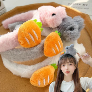 ที่คาดผมแบบกระต่ายสำหรับผู้หญิง ออกแบบเป็นตุ๊กตาการ์ตูนน่ารั…