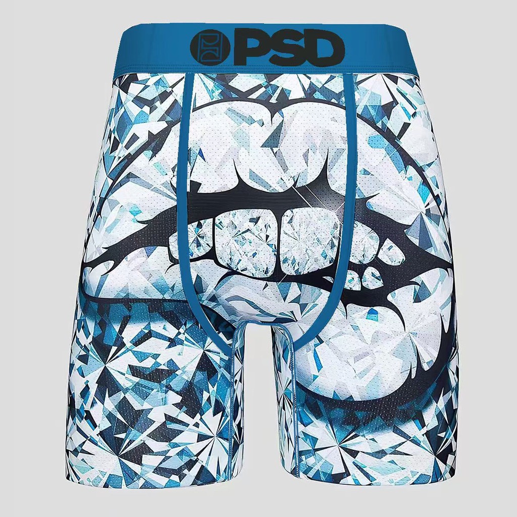 P PSD American Street Wear Men's Quick-Drying Underwear Set สไตล์หรูหรา ออกแบบพิมพ์ลายเฉพาะ สวมใส่สบ