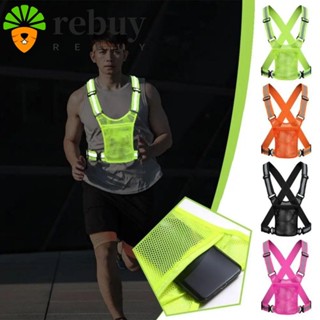 เสื้อกั๊กสะท้อนแสงสำหรับขี่จักรยานและวิ่ง ออกแบบมาเพื่อยืดหย…