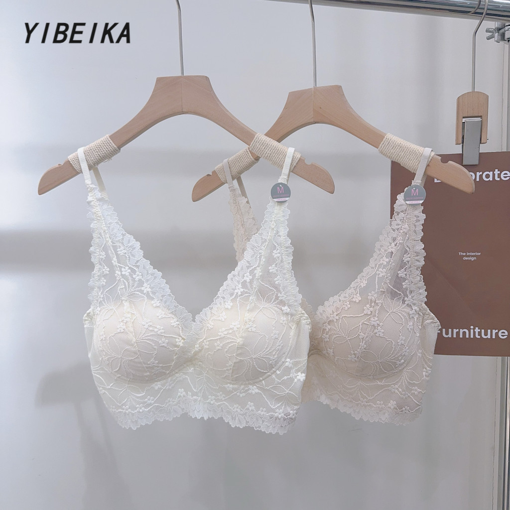 ชุดชั้นในสตรีแบบคอวี สลิง ถ้วยคงที่ ดีไซน์เซ็กซี่ ในสไตล์ฝรั่งเศส