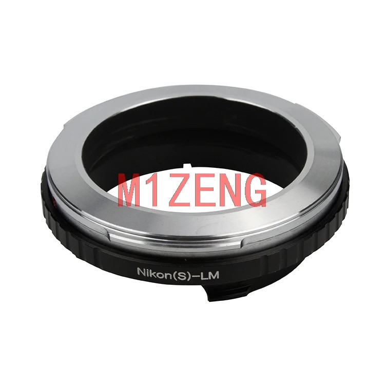 N/S-LM อะแดปเตอร์แหวนสําหรับ NIKON S mount เลนส์ Leica ML/M lm M9 M8 M7 M6 M5 m3 m2 MP กล้อง TECHART