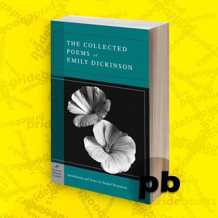 The Collected Poems of Emily Dickinson from the Barnes & Noble Classics Series, featuring an introduction and notes by Rachel Wetzsteon