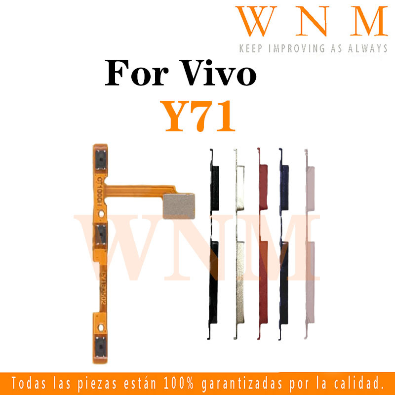 สําหรับ Vivo Y71 Y71A Y71i ปุ่มเปิดปิดปุ่มสวิทช์ด้านข้าง Key Volume Up Down Flex สายโทรศัพท์มือถือ P