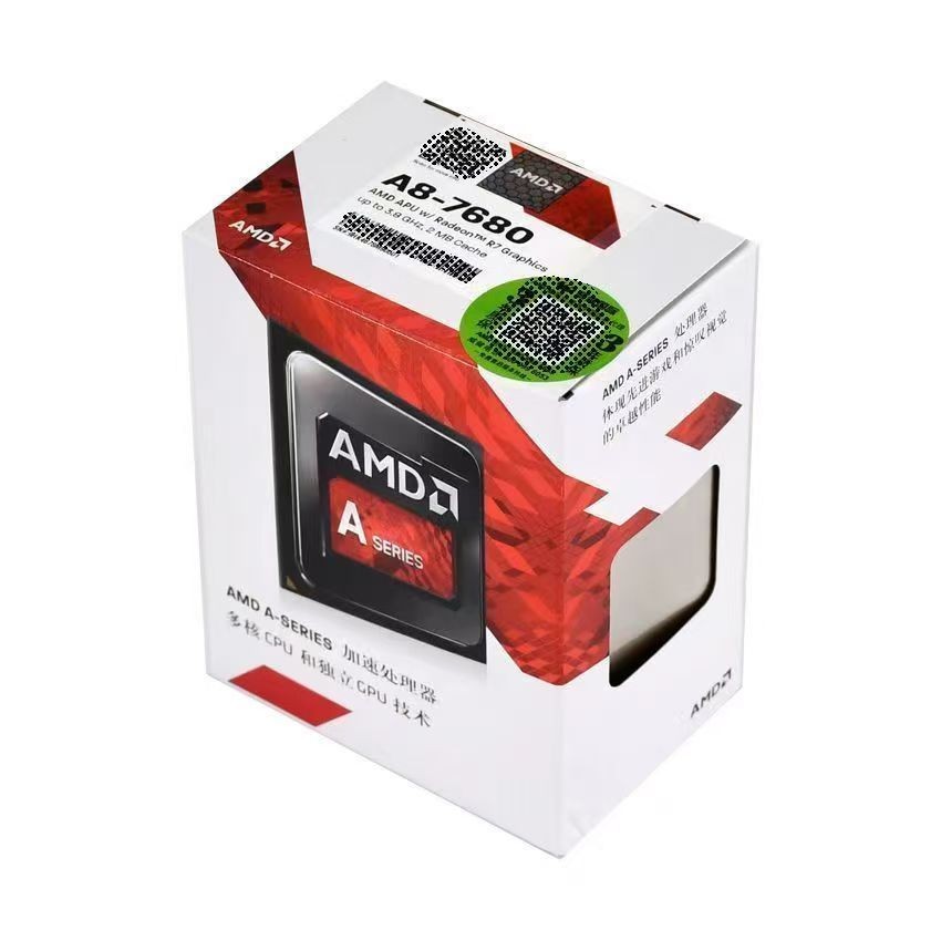 AMD APU A8 7680 Quad-Core Desktop CPU โปรเซสเซอร์ FM2+Interface ยี่ห้อใหม่ชนิดบรรจุกล่องของแท้ความบั