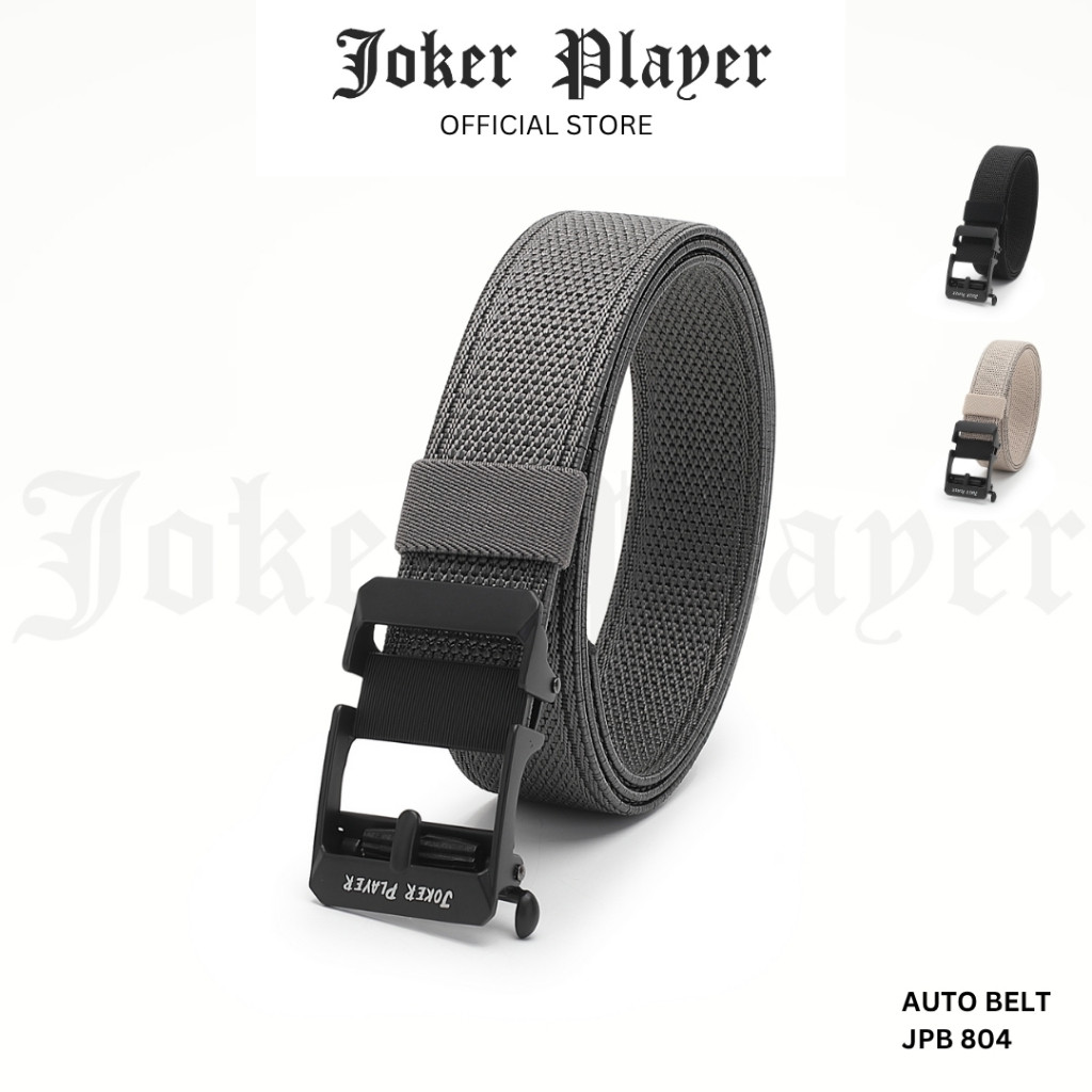 Joker Player Canvas Automatic Belt (35mm) - หลากสี JPB 804