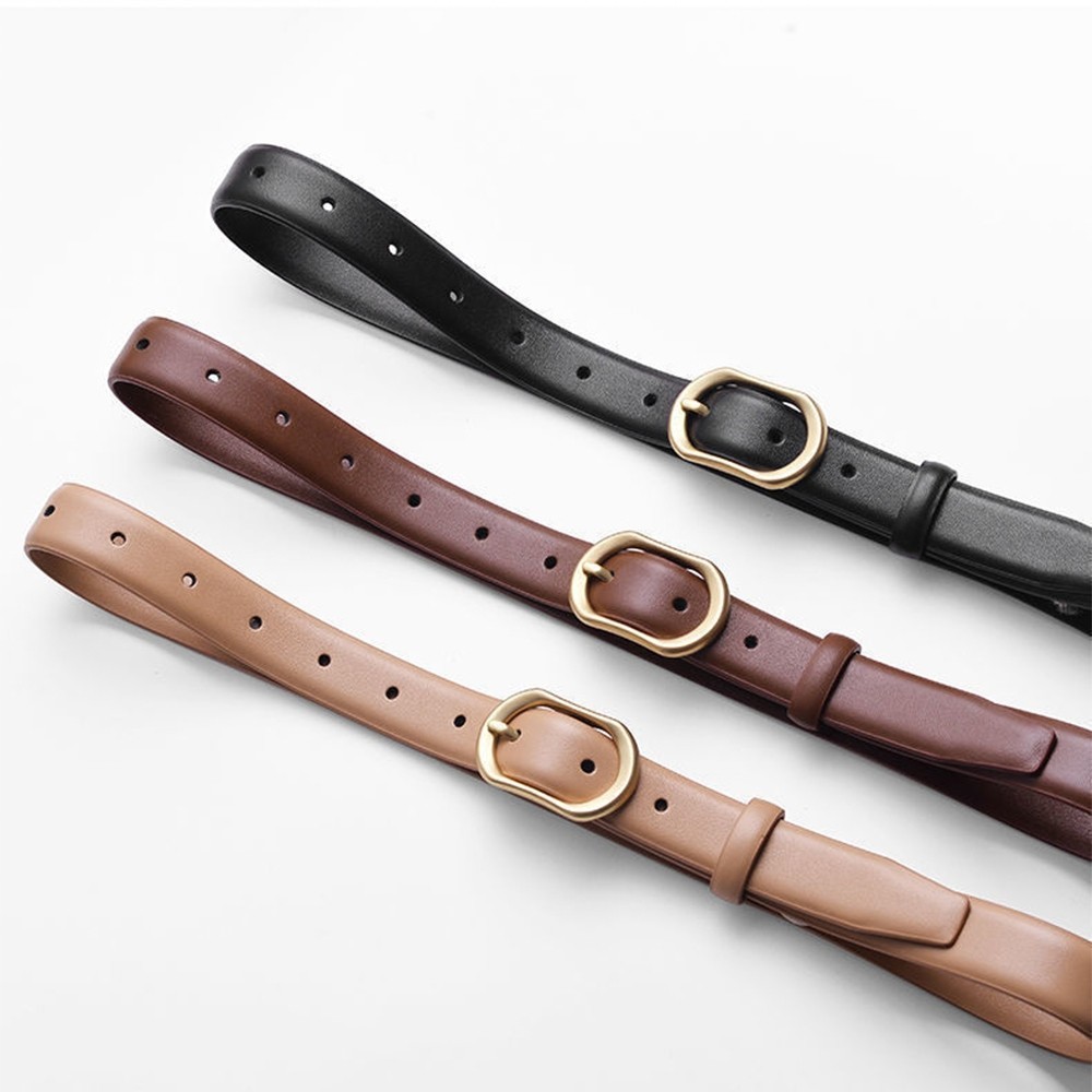 Yeppo - เข็มขัด PU พร้อมหัวเข็มขัดผู้หญิง B102 / เข็มขัดผู้หญิง เข็มขัดแฟชั่นย้อนยุค