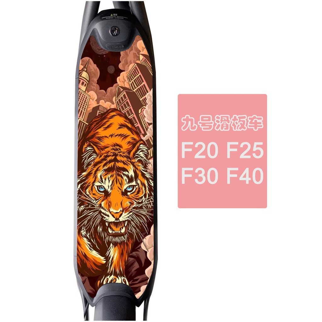 เบอร์ 9 สกู๊ตเตอร์ไฟฟ้าสติกเกอร์เท้า Segway Ninebot D18W D38U F20 F2 F2pro F2puls สติกเกอร์เหยียบ D8