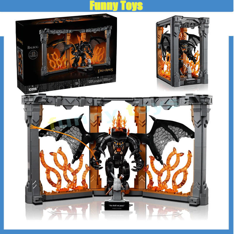 10367,หนังสือบาลร็อกซ์ นุค,บล็อกตัวต่อ(1201/ชิ้น)กานพลู,ลอร์ดออฟเดอะริงส์,ของขวัญของเล่นสําหรับเด็กผ