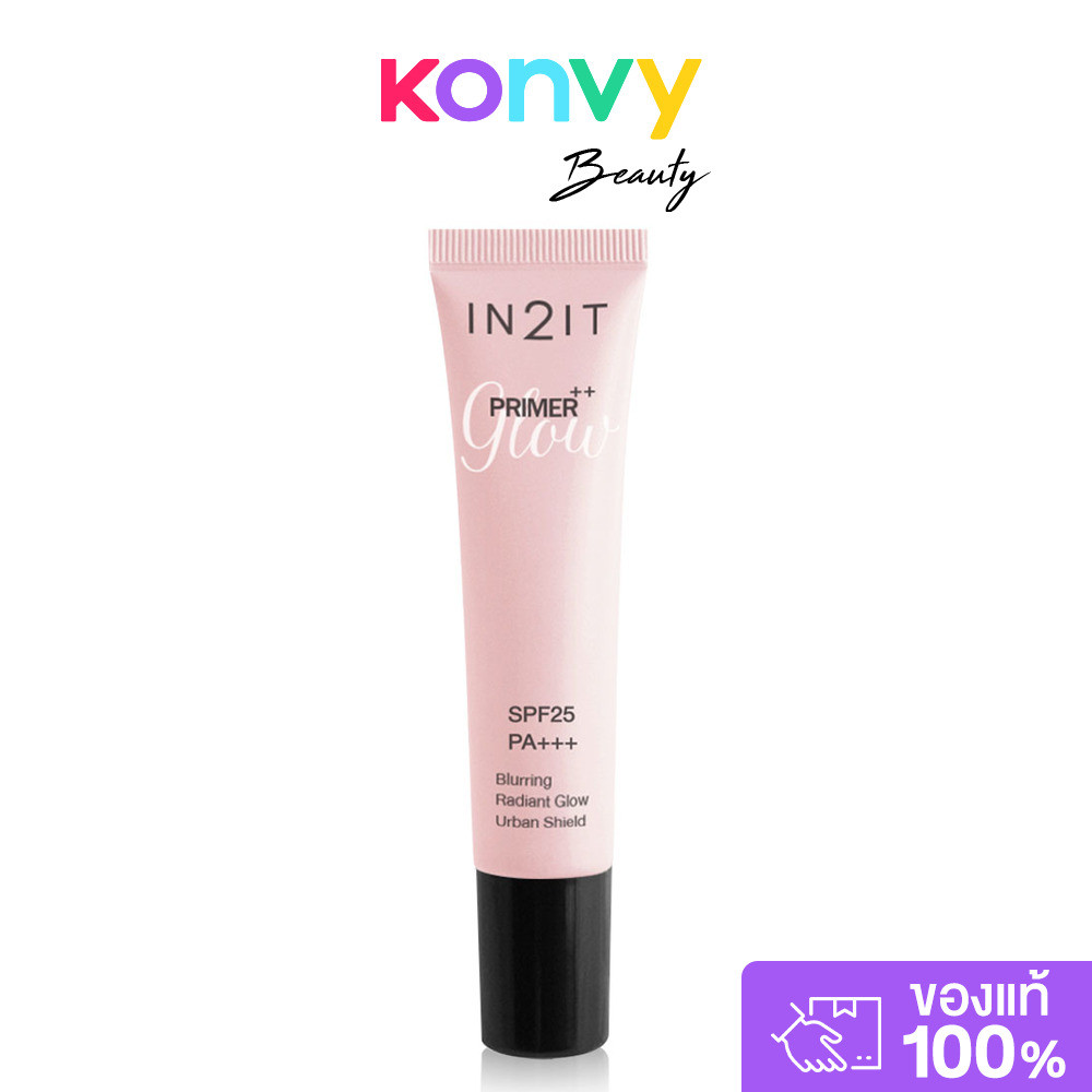 In2It Primer++ Glow 3g #PMGM ไพรเมอร์บำรุงผิว สูตรอ่อนโยน.