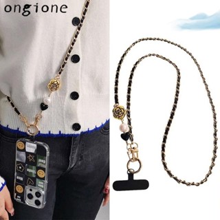 ONGIONE เชือกแขวนโทรศัพท์มือถือ,Universal Pearl String Long …