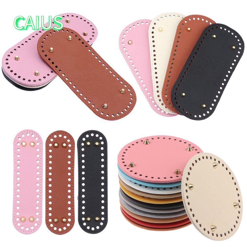 อะไหล่กระเป๋าถักโครเชต์หนัง PU ดีไซน์ handemade สำหรับการสร้างสรรค์ด้วยตนเอง