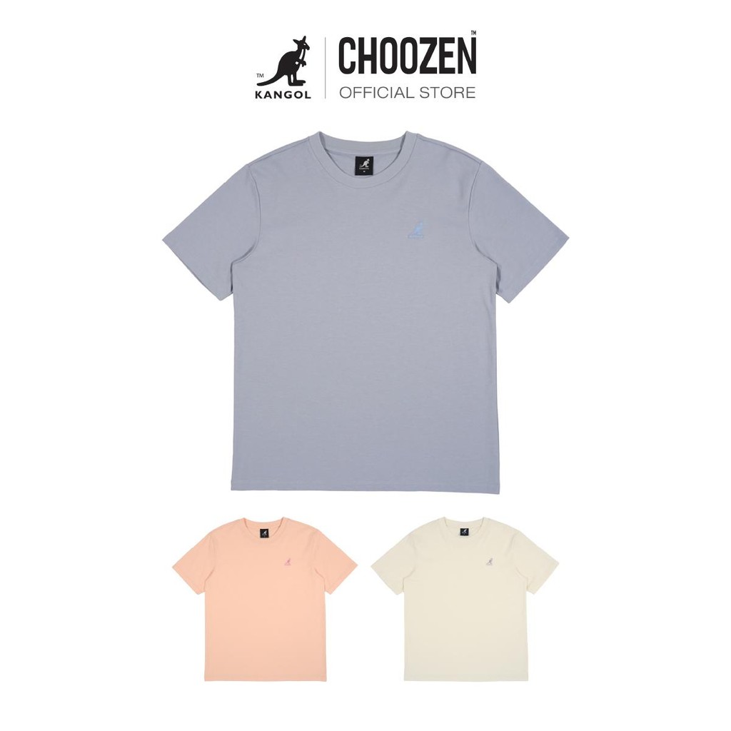 KANGOL Cooling T-Shirt เสื้อยืดผู้หญิง คอกลม แขนสั้น ผ้า Cool touch ปักโลโก้ kangol women 65221008