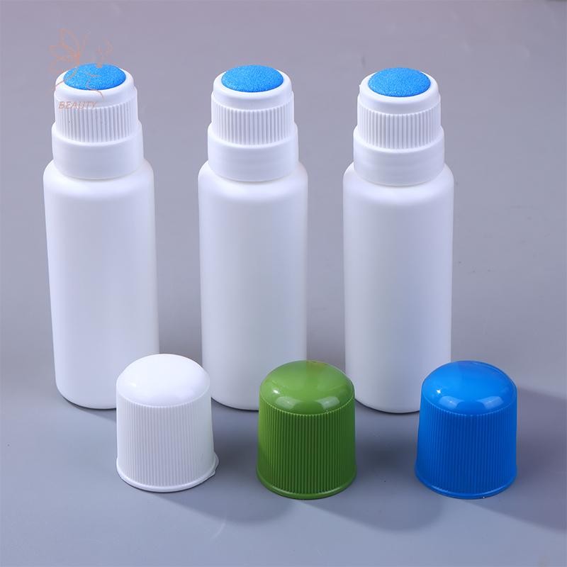 [maybeauty] 50ML Empty Smudge Bottle Liquid Applicator ฟองน้ํา Soreness Liquid Bottle สําหรับ Daub บรรจุ Linment ยา Antipruritic {TH}
