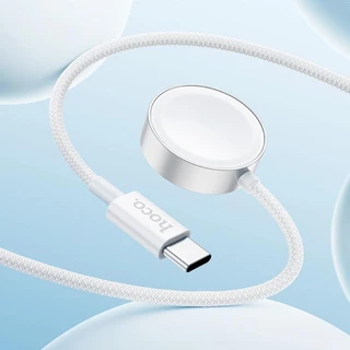 Hoco CW59 แท่นชาร์จนาฬิกาไร้สาย สำหรับ Samsung Watch & Apple iOS Watch สายยาว 1.2m ชาร์จนาฬิกา hc6