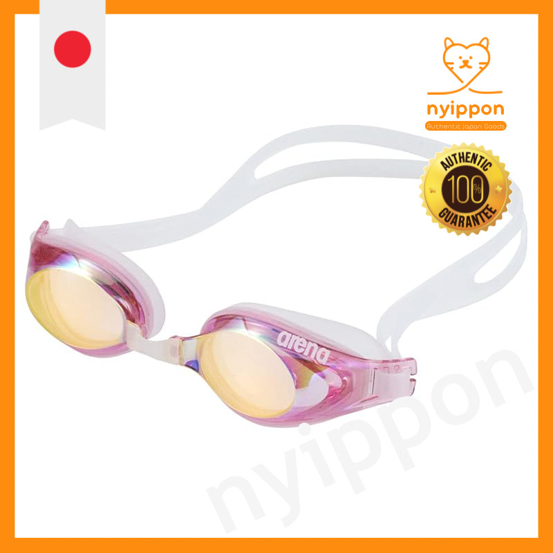 arena Swimming Goggles - Silky Fitness Goggles with Anti-Fog (Rinon Function) - Free Size