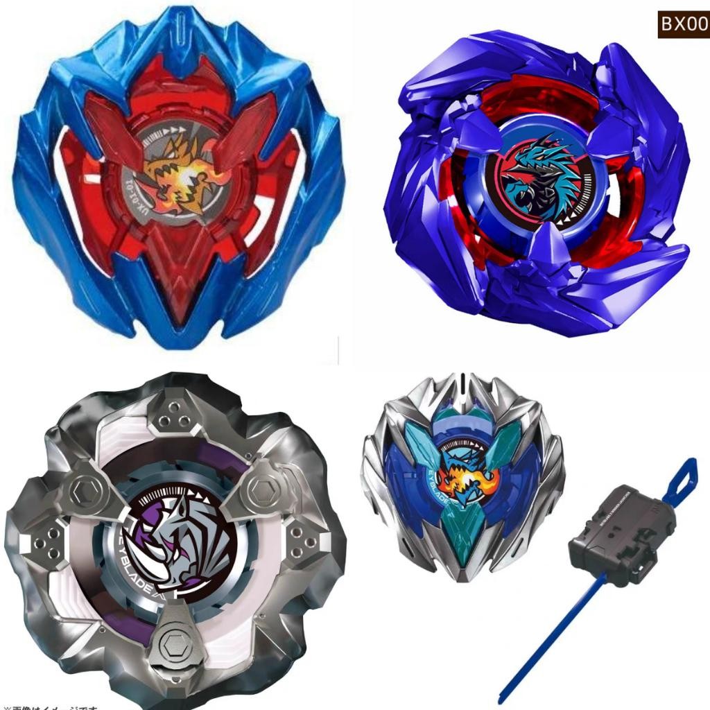 ของเล่นเด็กโลหะผสม Beyblade X UX-01 BX-23 UX-03 BX-34 UX-06 UX-08 BX-19 BX-20 เครื่องส่งสัญญาณ Handl