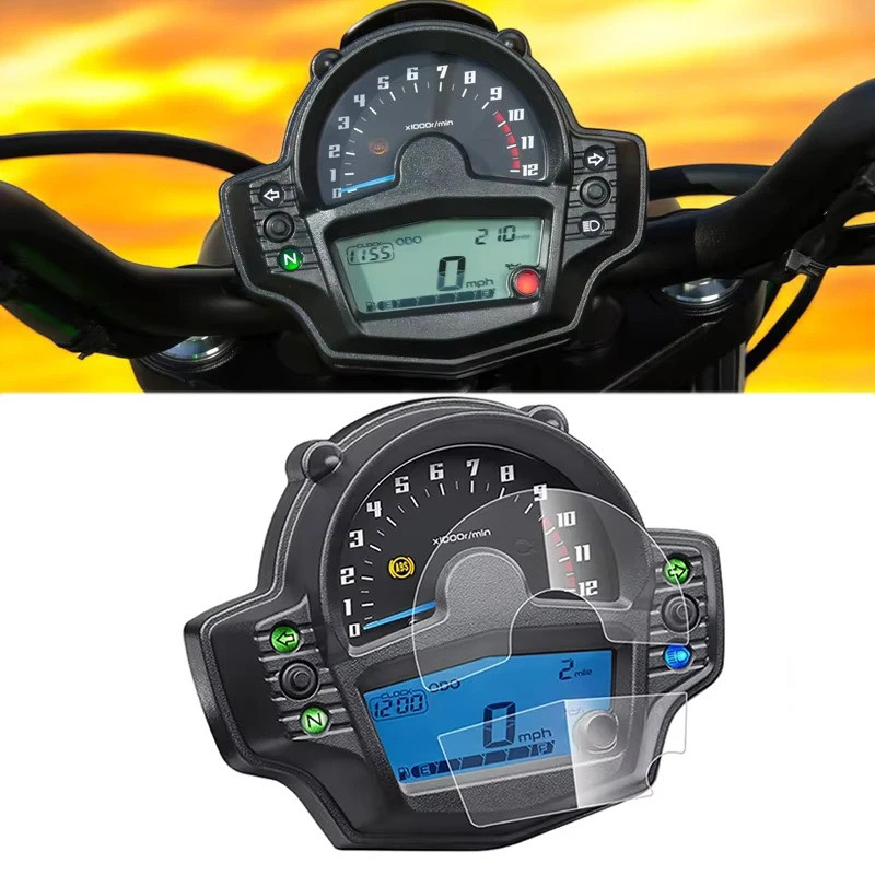 สําหรับ KAWASAKI VULCAN S 650 S650 VN650 VN 650 Vulcan S CAFE 2017-2023 Scratch Cluster หน้าจอแดชบอร์ดป้องกันเครื่องมือฟิล์ม