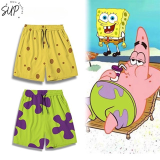 สงกรานต์ Songkran M-5XL อินเทรนด์การ์ตูน SpongeBob Patrick S…