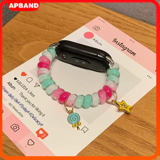 สายรัดยืดหยุ่น TPU for Smartwatch Xiaomi Mi Band 10 9 8 อุปกรณ์เสริมสร้อยข้อมือเข็มขัด for Miband 10 9 8 NFC