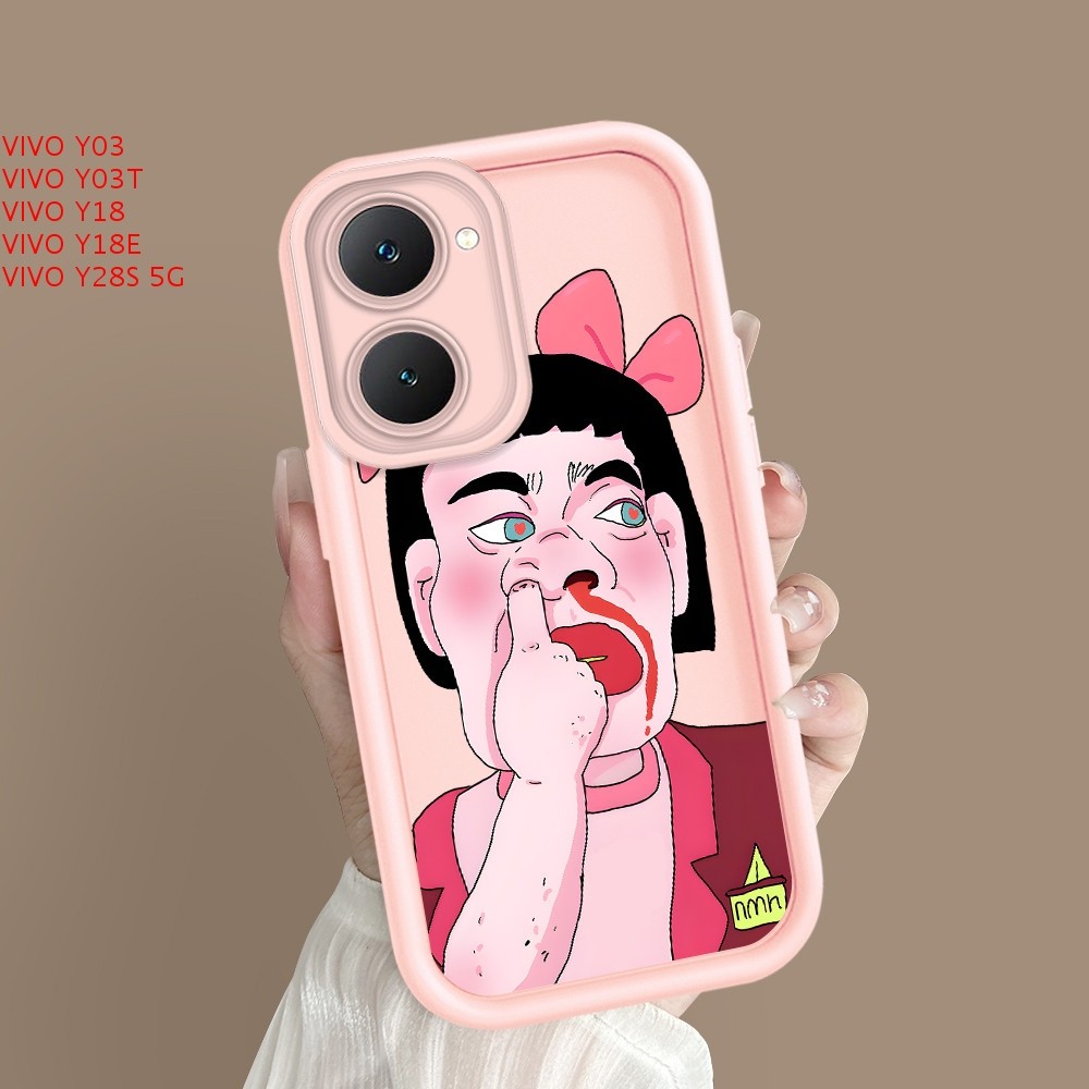 VIVO Y03 Y03T Y18 Y18E Y28S 5G เคส Cute เคสวีโว่ เคสโทรศัพท์ TY T31032