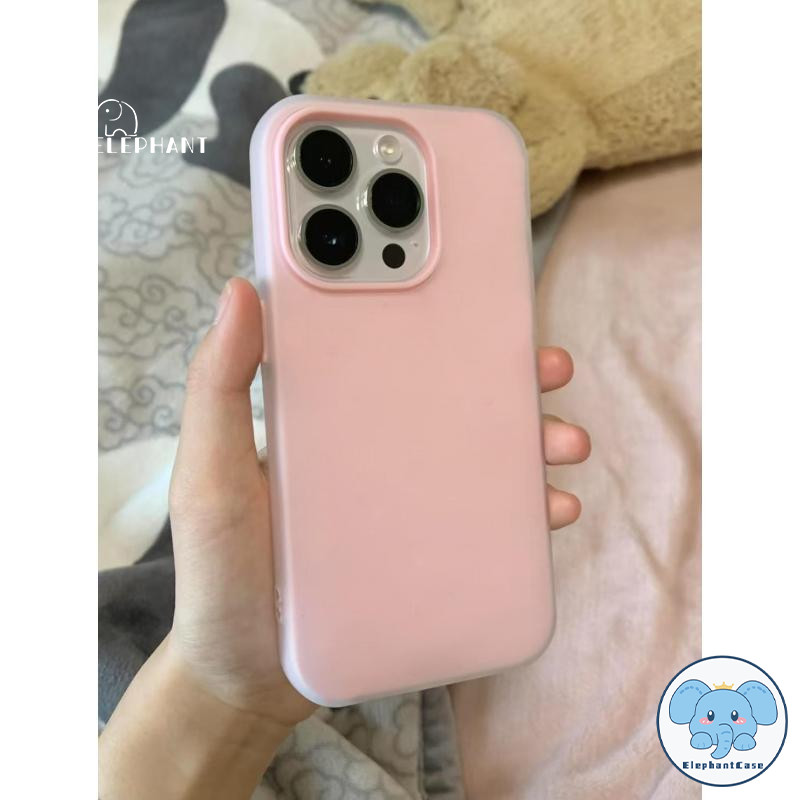 เคสกรอบรูปเรียบง่ายสีลูกกวาด เข้ากันได้กับ IPhone 17 air 11 16 13 15 14 12 Pro Max 8 16 15 7 Plus XR X XS เคสไอโฟน 15 ราคา ถูกที่สุด ดีลบีเคเค แกลเลอรีภาพที่ 3