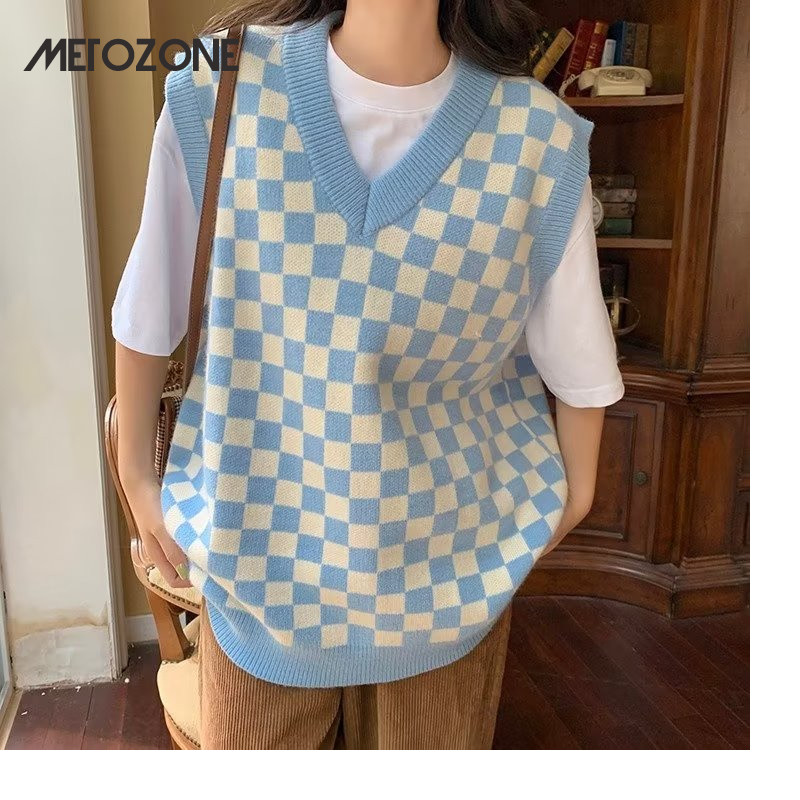 เสื้อกั๊กผู้ชาย สำหรับฤดูใบไม้ผลิและฤดูใบไม้ร่วง ดีไซน์คอวี อเนกประสงค์ loose fit