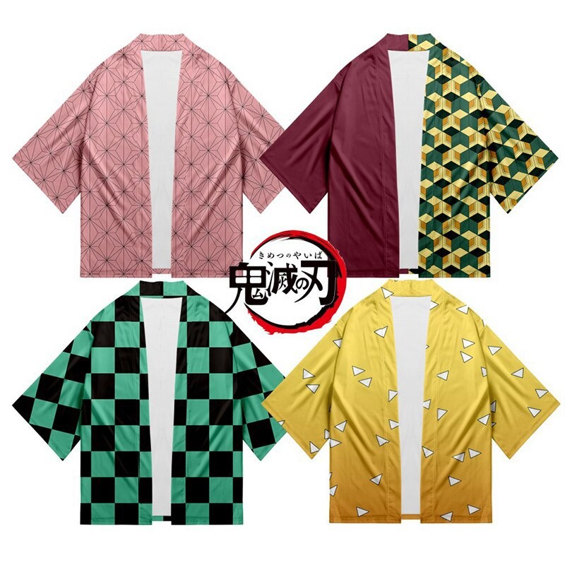 Kimono Haori Kimono Haori Printing Name & Motif – วัสดุแสงระดับพรีเมียม เหมาะสําหรับเหตุการณ์สบายๆแล