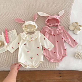 ชุดนอนแขนยาวสำหรับเด็ก 0-28 เดือน สไตล์เจ้าหญิง แบบเกาหลี