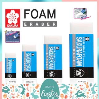 ยางลบโฟม SAKURA Foam Eraser