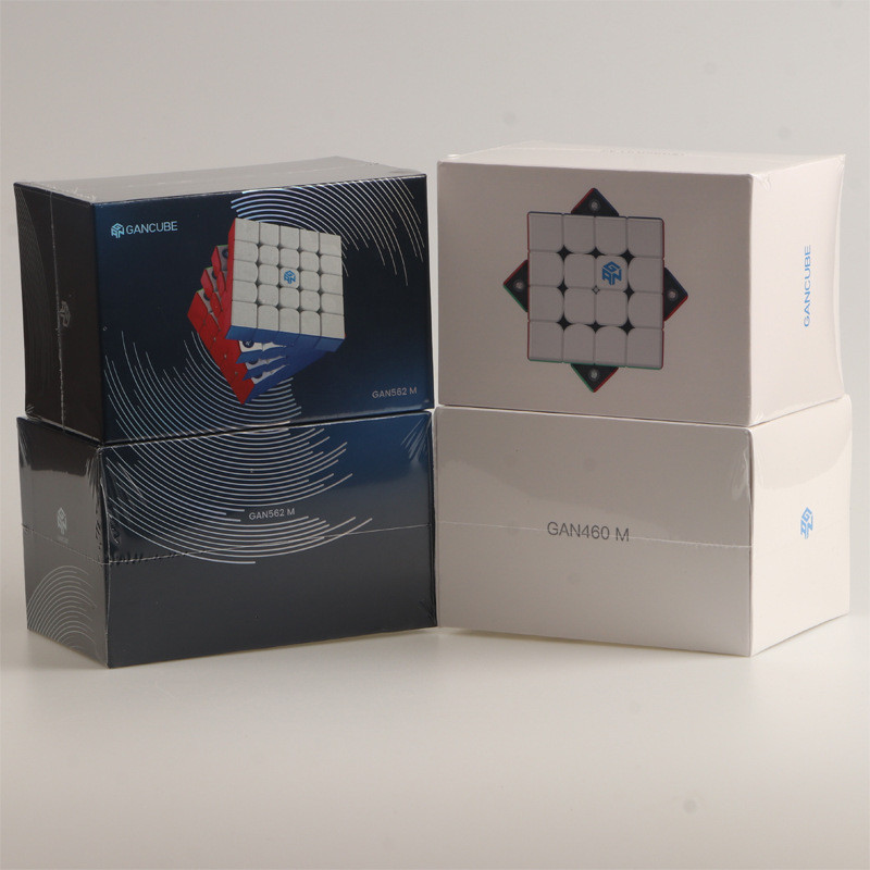 GAN460M四阶磁力魔方562M五阶钻面顺滑速拧比赛专用益智玩具魔方