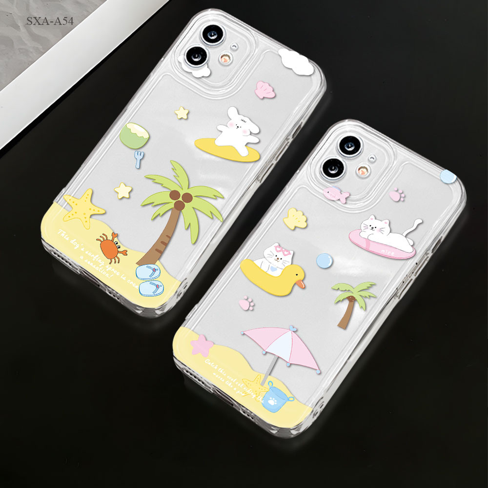 เคสนุ่ม For Samsung Galaxy A15 A14 A13 A12 A11 A10S A06 A05 A05S A04 A04S A03 A03S M12 M11 เคสโทรศัพท์ เคสซัมซุง KK
