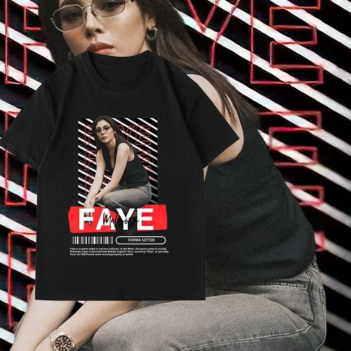 FAYE&YOKO👕👕New Faye Malisorn Tshirt Collection THAILAND TEE GRAPHIC CLOTHING Man ผู้ชาย 100%ผ้าฝ้ายแ