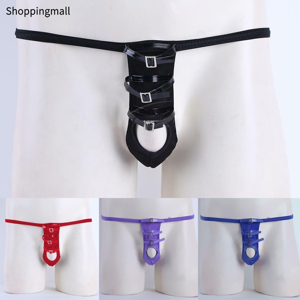 [BETL]Mens อวัยวะเพศชายหลุมชุดชั้นในชาย G-string บิกินี่สั้นทองกางเกงกางเกงชุดชั้นใน