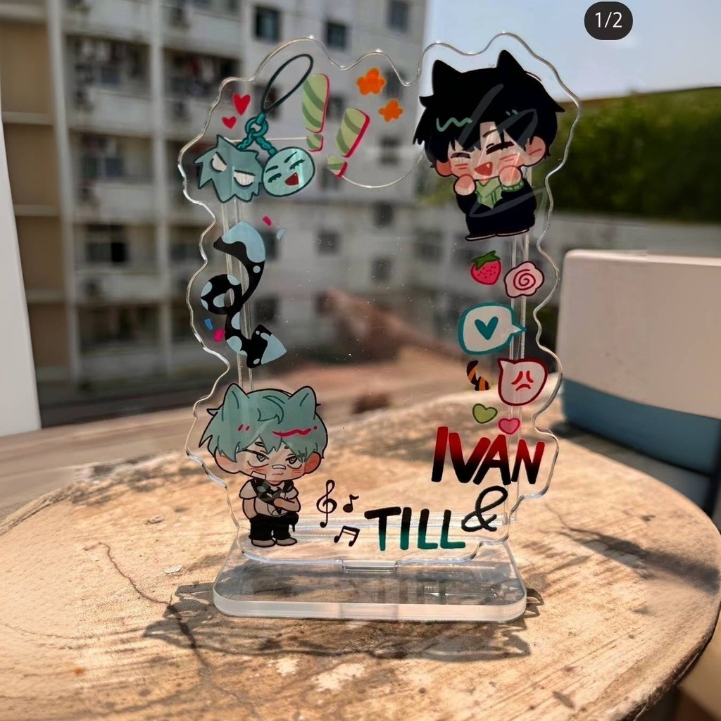 Alien Stage กรอบรูป Ivan Till อะคริลิค Kawaii รูปจอแสดงผลอะนิเมะสินค้าคอลเลกชันตกแต่งโต๊ะเครื่องประดับ Accesorios