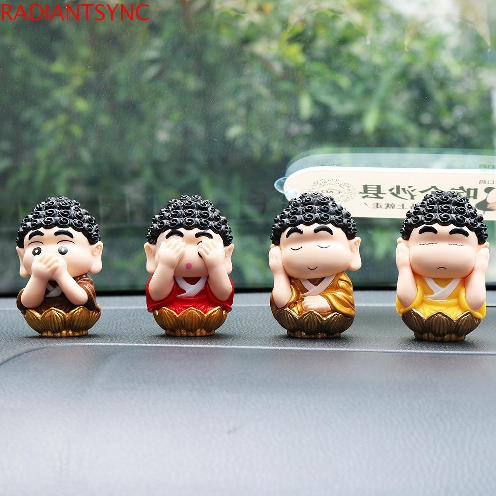 Radiantsync 4 ชิ้น/เซ็ต Crayon Shin-Chan รูป, Cos ศากยมุนีอย่าฟังดู Shinnosuke Nohara รูป, ตุ๊กตาตุ๊กตาอะนิเมะแฟนสะสม