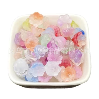 50ชิ้นลูกปัดแก้ว7x12มิลลิเมตรลิลลี่ของหุบเขาหลวมลูกปัดดอกไม้ชนิดหนึ่งดอกตูมระฆังดอกไม้ระฆังทําเองเครื่องประดับกิ๊บลูกปัดวัสดุ