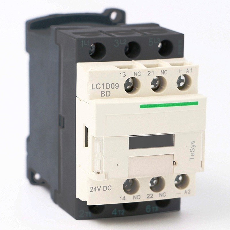✥LC1D09BD DC electric magnetic Contactor 3P 3NO LC1-D09BD 9A 24V DC coil