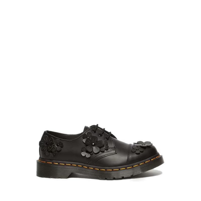 Dr Martens รุ่น 1461 Flower Applique รองเท้าหนังอ็อกซ์ฟอร์ด - สีดำ