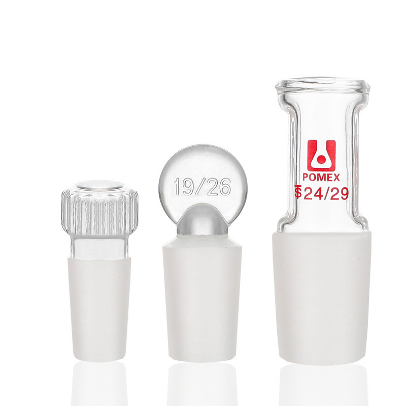 จุกแก้ว Borosilicate สูง ซีลปากขวดมาตรฐาน Frosted 14#19#24#29#34#40#50#