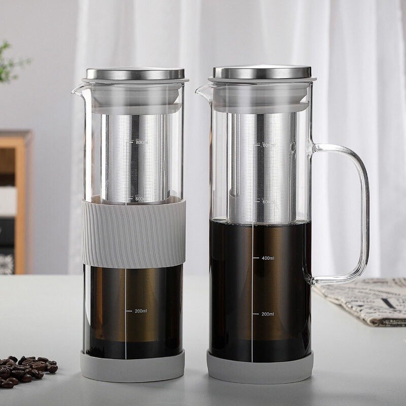 800 ML โหลทำกาแฟ ขวดทำกาแฟสกัดเย็น cold brew pot cold brew coffee maker พร้อมชุดทำความสะอาด พร้อมส่ง