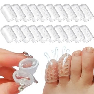 ฝาครอบป้องกันนิ้วเท้าซิลิโคน 2 ชิ้น - ตัวป้องกันนิ้วเท้าป้อง…