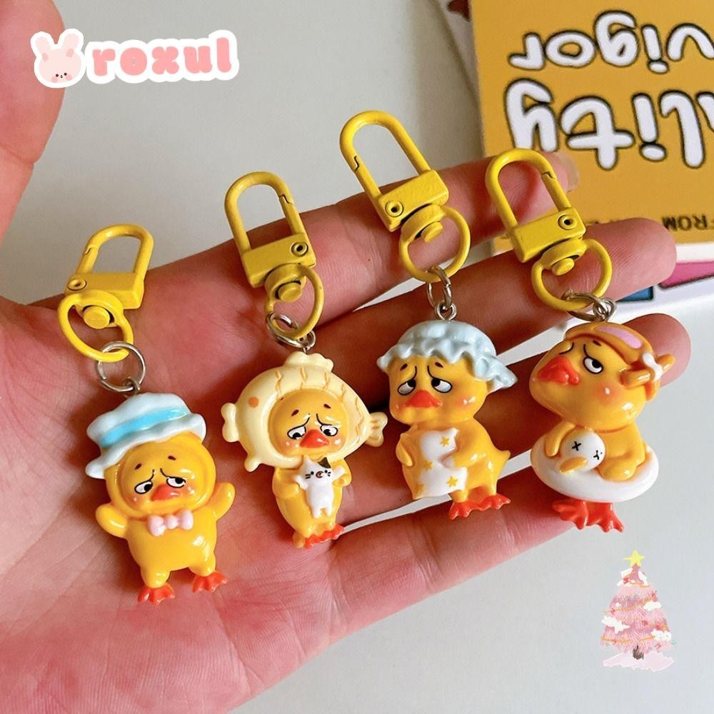 โรซูล พวงกุญแจเป็ด, การตกแต่งจี้กระเป๋าการ์ตูน, อุปกรณ์สร้างสรรค์ของขวัญพวงกุญแจรถ