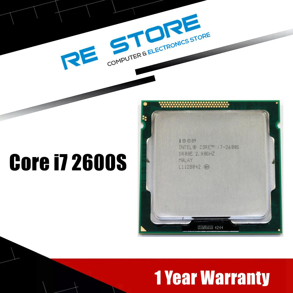 [สต๊อกพร้อม] intel core i7 2600s 2.8ghz Quad core 8mb 65w lga 1155 cpu
