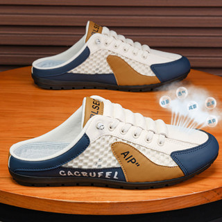 2024 ฤดูร้อน ไม่เป็นทางการ รองเท้าผู้ชายรองเท้าขี้เกียจรองเท…