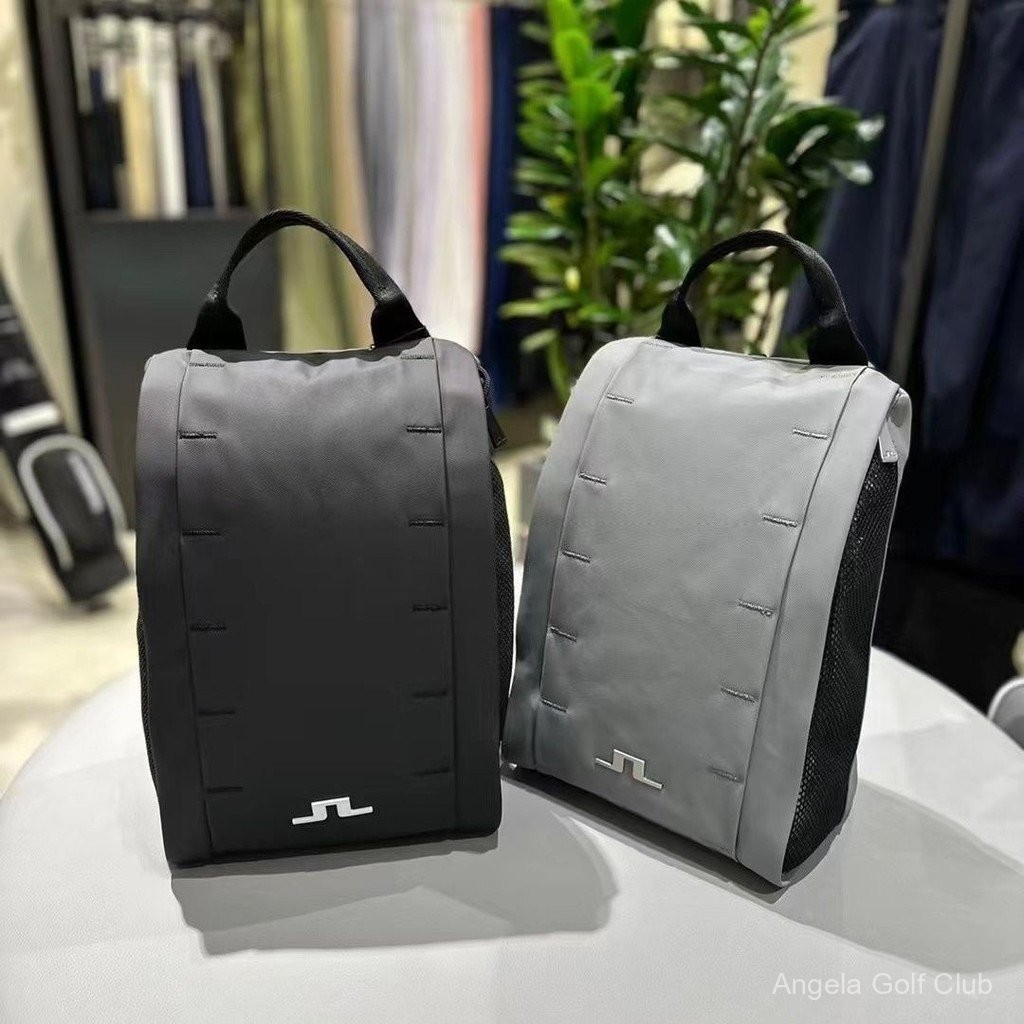 พร้อมส่ง 【J.LINDERBERG】Golf Handbag กระเป๋าใส่รองเท้ากอล์ฟรุ่นใหม่กระเป๋ากอล์ฟกันน้ำ PU ตาข่ายระบายอากาศความจุขนาดใหญ่ sb2430