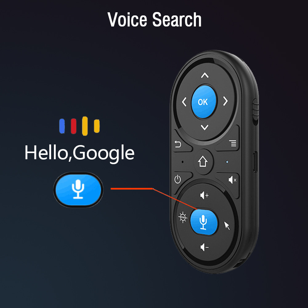 สั่งการ G11 รีโมตคอนโทรล แอร์เมาส์ ควบคุมด้วยเสียง 2.4G RGB สําหรับกล่องทีวี X96 H96 MAX A95X F3