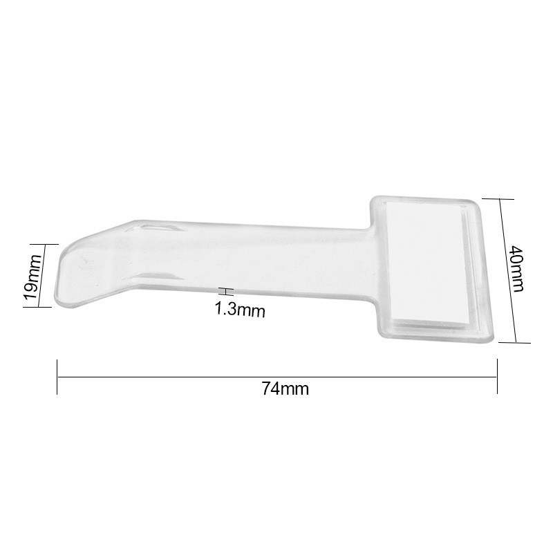 โปร่งใสรถที่จอดรถตั๋วใบเสร็จรับเงิน Permit ผู้ถือบัตรคลิปสติกเกอร์กระจกพลาสติก Universal รถอุปกรณ์เสริม - รูปที่ 7