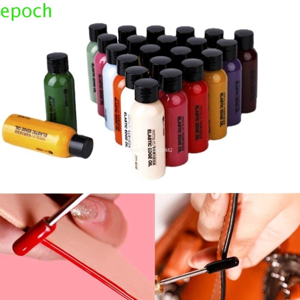 Epoch Leather Edge Oil Finishing Agent, Dye Dressing Color Coats Leather Edge Paint Oil, 30ml หนังที่มีสีสันขอบรองเท้า Pigment รองเท้ารองเท้า