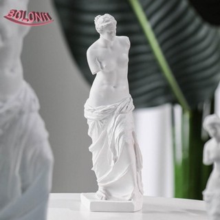 โบ รูปปั้นวีนัสแขนหัก,งานศิลปะวินเทจสีขาวร่างพลาสเตอร์งานฝีม…